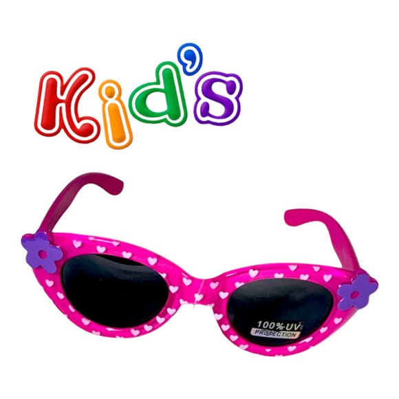 Toddler Sunglasses 100% UV Protection Kids Cute Retro Frames Set 2 Pair - Picture 3 of 14